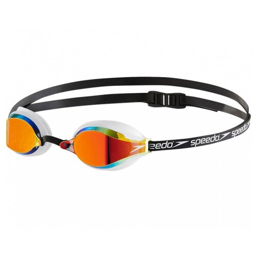 фото Speedo очки для плавания speedo fastskin speedsocket 2 mirror зеркальные, белый/оранжевый