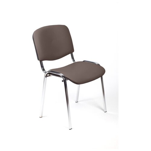 фото Стул easy chair up rio изо, хром, кожзам, коричневый easychair