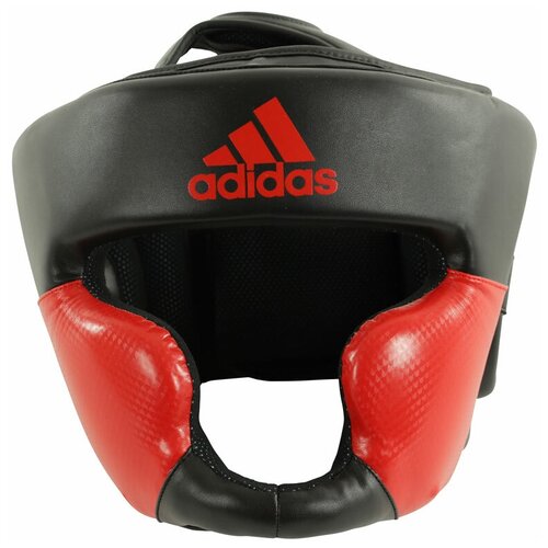 фото Шлемы боксёрские: шлем боксерский adidas response standard head guard черно-красный, размер s, артикул adibhg023