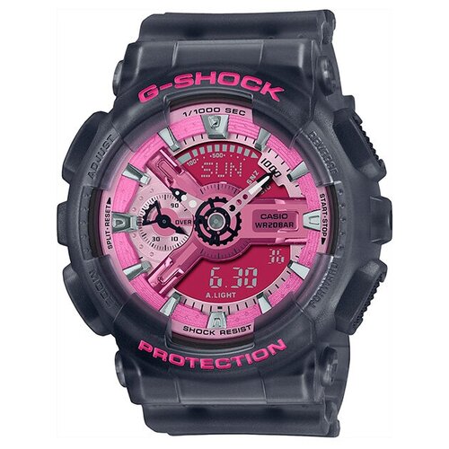 фото Наручные часы casio casio gma-s110np-8a, розовый, черный