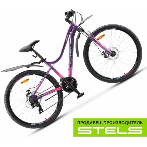 фото Велосипед горный женский miss-7100 md 27.5" v020, пурпурный, рама 18" архив stels
