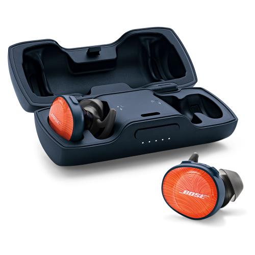 фото Беспроводные наушники bose soundsport free, bright orange