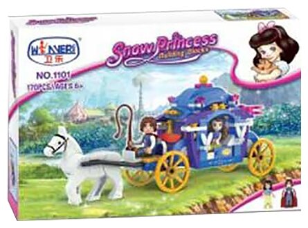 Конструктор Winner Snow Princess 1101 Принцесса в карете Конструктор Winner Snow Princess 1101 Принцесса в карете