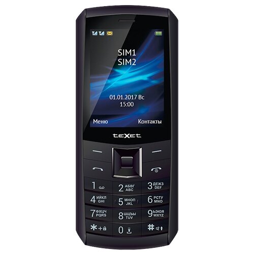 фото Сотовый телефон texet tm-d328 black