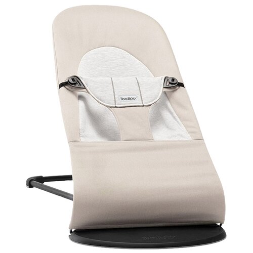 фото Шезлонг babybjorn balance soft (хлопок/джерси) beige/grey