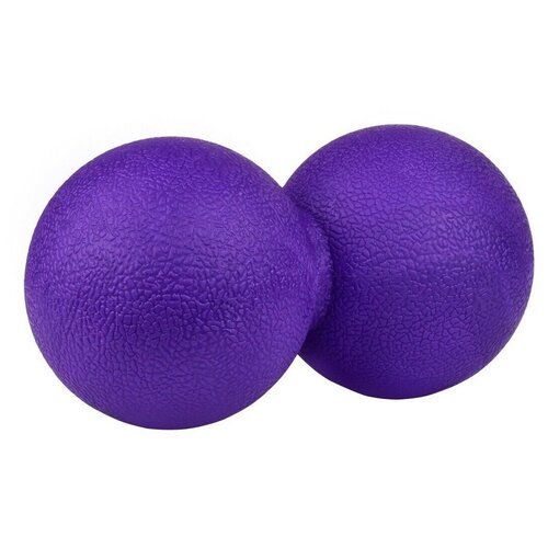 фото Мяч для йоги двойной cliff 6*12см, фиолетовый