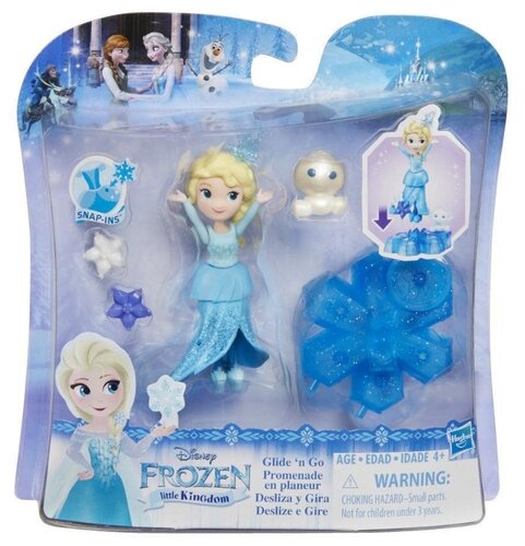Кукла Hasbro "Холодное сердце" Эльза на платформе-снежинке, 18 см, B9873 Кукла Hasbro "Холодное сердце" Эльза на платформе-снежинке, 18 см, B9873
