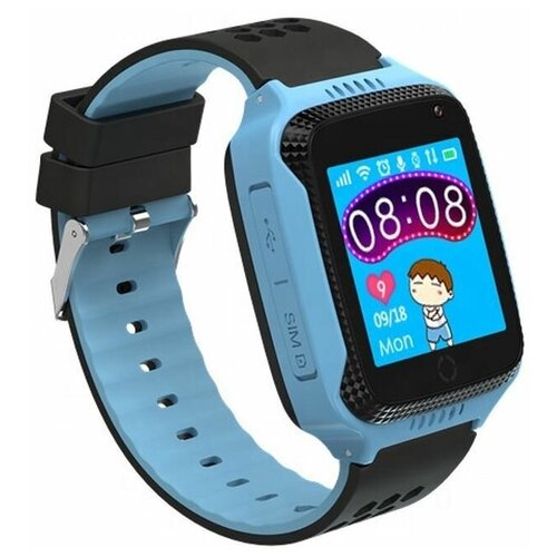фото Умные детские смарт часы smart watch gim(синий) gprs,камера,собственная sim,кнопка sos sunrise