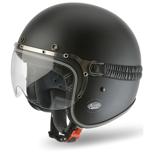 фото Airoh шлем открытый garage color black matt airoh helmet