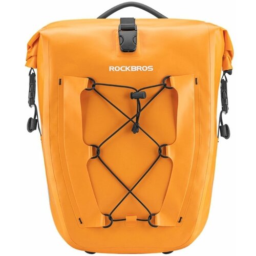 фото Водонепроницаемая сумка на багажник велосипеда rockbros as-002-2, 25-32л - оранжевая