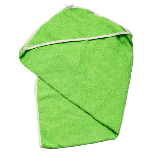 фото Лес текстиль полотенце уголок банное 75х75 см зеленый