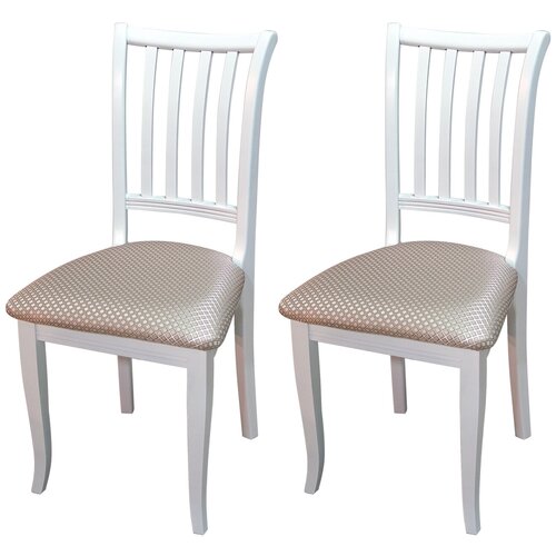 фото Evita стул валерия-2 9003белый тк. атина ваниль деревянный -2 штуки/кухонный стул/стул для кухни/стул для гостиной/стул из бука/стул из массива