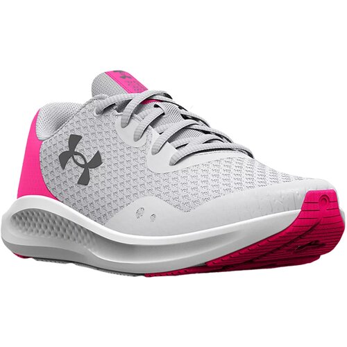 фото Беговые кроссовки under armour ggs charged pursuit 3 halo gray/electro /metallic silver (us:7)