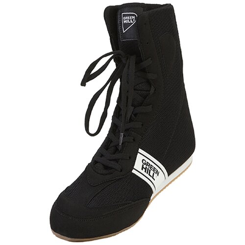 фото Обувь для бокса special lsb-1801, высокая, черный, ут-00018642-39 green hill