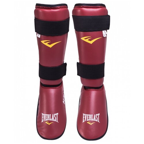 фото Защита голени и стопы everlast, для рук. боя, pu, размер s, красн артикул rf7150 s rd