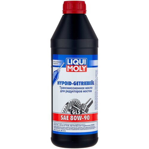 Масло трансмиссионное LIQUI MOLY Hypoid-Getriebeoil 80W-90, 80W-90, 1 л