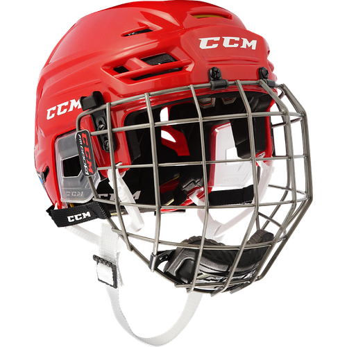 фото Шлем хоккейный ccm, tacks 310 helmet combo, m, red