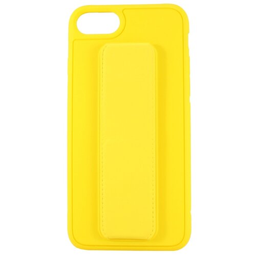 фото Чехол силиконовый для iphone 7 / 8 / se (2020), с магнитной подставкой, желтый grand price