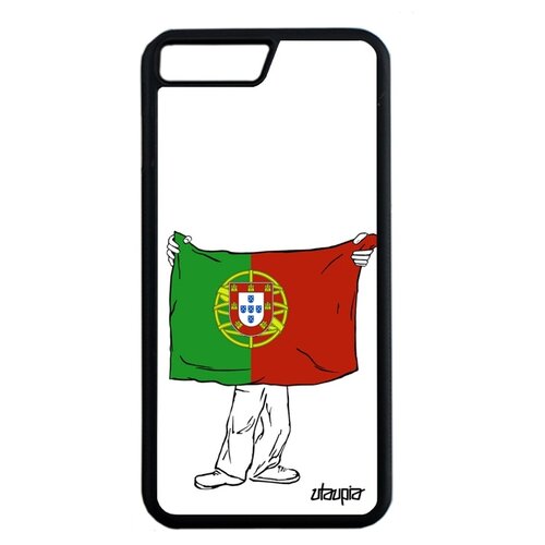 фото Чехол для телефонов iphone 8 plus, "флаг португалии с руками" туризм патриот utaupia