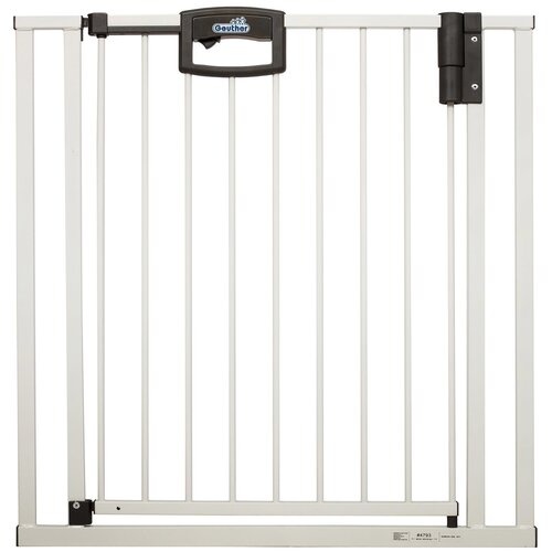 фото Geuther ворота безопасности metal easylock plus, 84.5 - 92.5 см белый