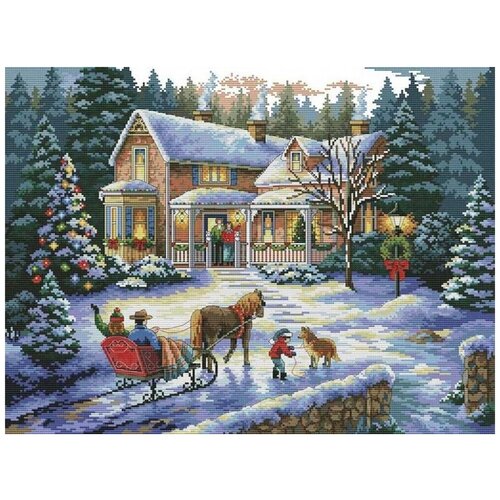 фото Набор для вышивания dimensions 08733 coming home for the holidays (домой на праздники)