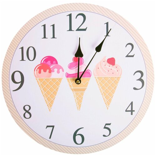 фото Часы настенные jinn мороженое №1 34 см