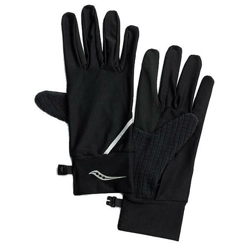 фото Перчатки беговые saucony 2020-21 fortify liner gloves black (us:m)