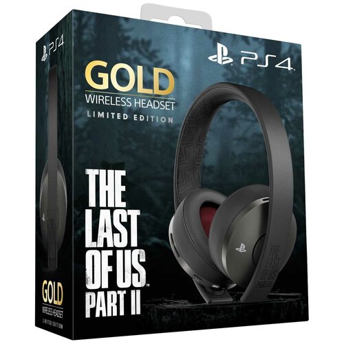 фото Sony гарнитура беспроводная gold tlou2 limited edition для ps4 (cuhya-0080) черный