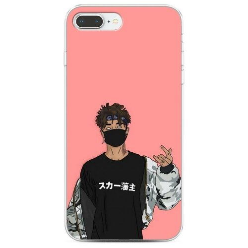 фото Силиконовый чехол "в маске 2" на apple iphone 7 plus/8 plus / айфон 7 plus/8 plus case place