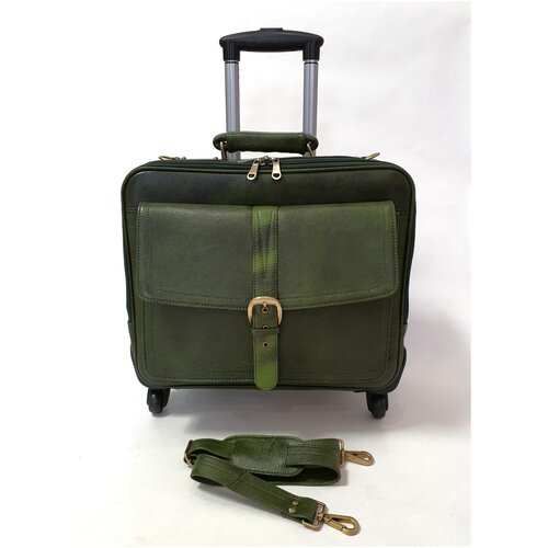 фото Умный чемодан black buffalo, 30 л, размер l, зеленый