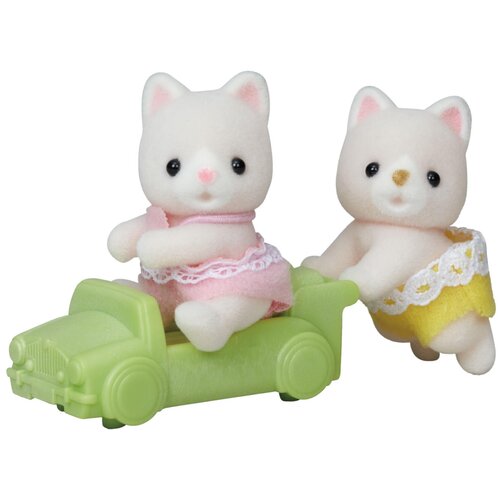 фото Sylvanian families игровой набор "шелковые котята-двойняшки"