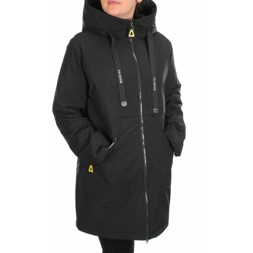 фото 1059 черный куртка демисезонная женская (100 гр. синтепон) р.52 фабричный китай