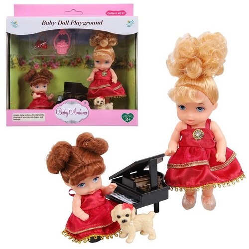 фото Игровой набор baby ardana на прогулке (с роялем) abtoys