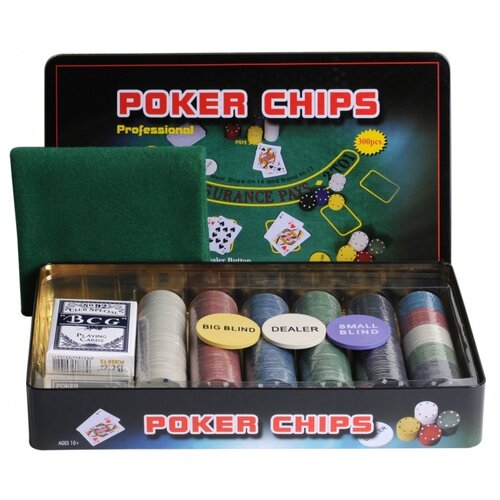 фото Набор для покера holdem light на 300 фишек с номиналом hl300 partida