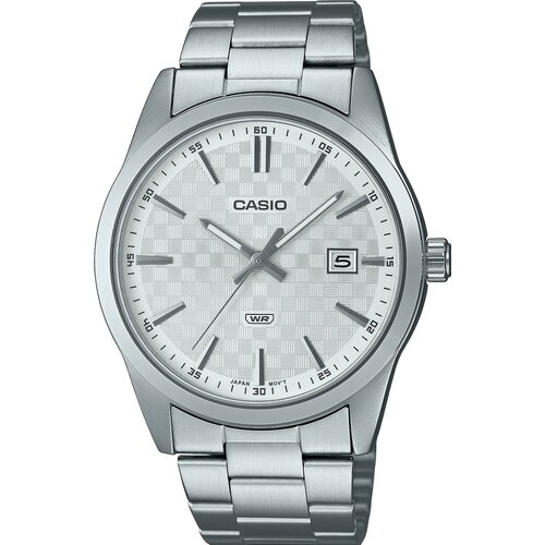 фото Наручные часы casio collection, серебряный, белый