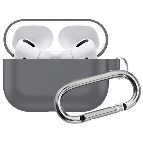 фото Чехол для apple airpods pro силиконовый innozone hang case - серый (app-20c-mk-04)