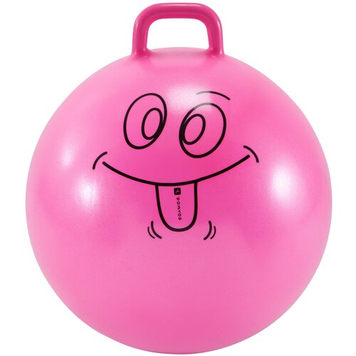 фото Мяч-попрыгун гимнастический детский розовый 60 см resist domyos x декатлон decathlon