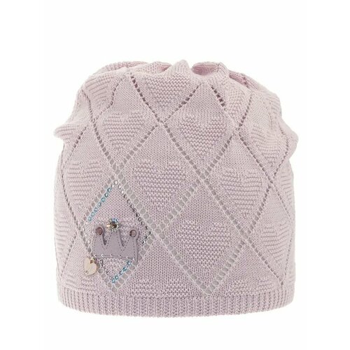 фото Шапка mialt, размер 52-54, розовый