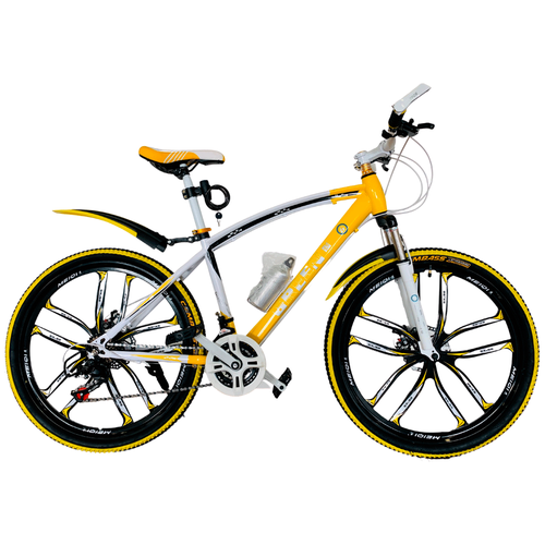 фото Велосипед на литых дисках green bike premium yellow