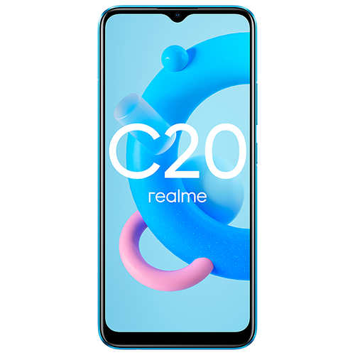 фото Смартфон realme c20 2/32 гб, голубое озеро