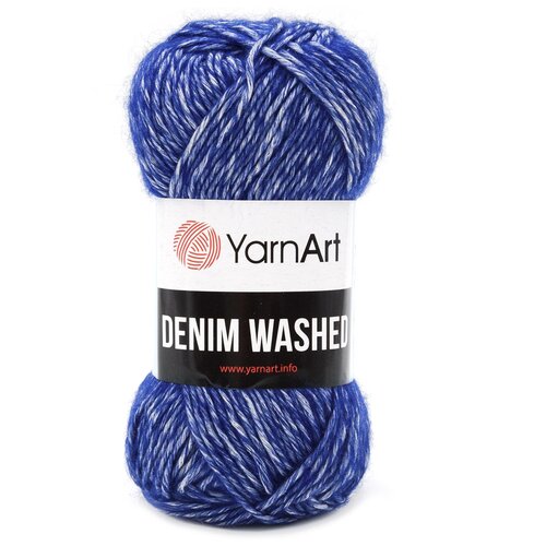 фото Пряжа yarnart 'denim washed' 50гр 130м (70% хлопок, 30% акрил) (925 т. джинс) 10 шт