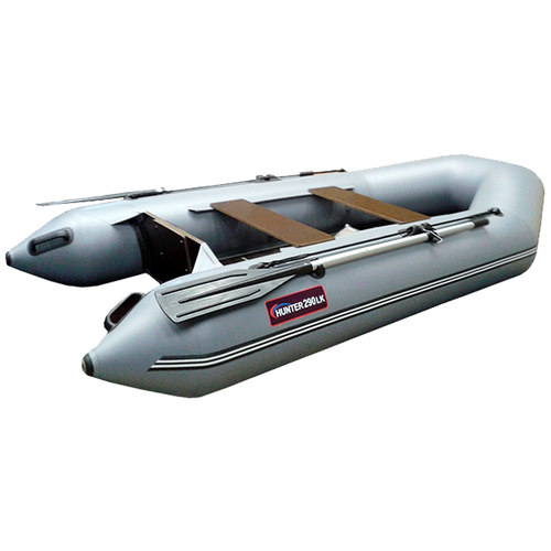 фото Надувная лодка hunterboat хантер 290 лк серый
