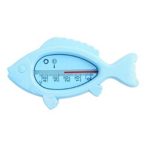 фото Термометр для ванной "рыбка", цвет голубой 4780607 крошка я