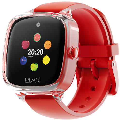 фото Детские умные часы elari kidphone fresh, красный