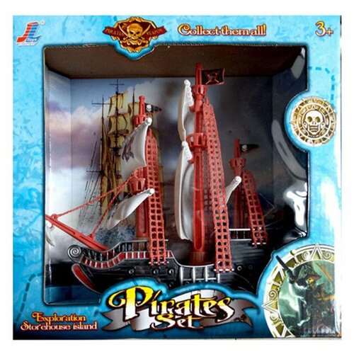 фото Игровой набор junfa toys пиратский корабль 16983a