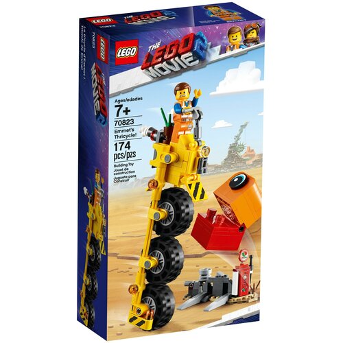 фото Lego movie конструктор трехколёсный велосипед эммета, 70823