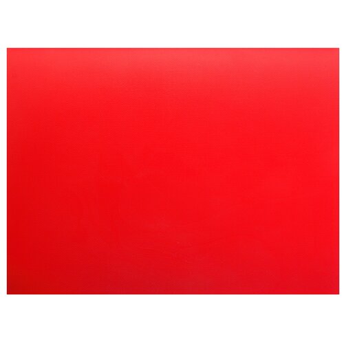 фото Доска разделочная 400х300х12 красная полипропилен клен