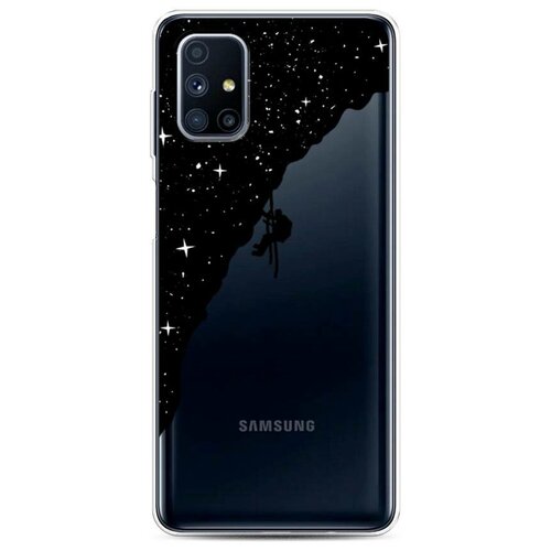 фото Силиконовый чехол "скалолаз в космосе" на samsung galaxy m31s / самсунг галакси m31s case place