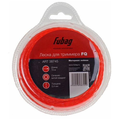 фото Леска fubag 38745 2.4 мм 15 м
