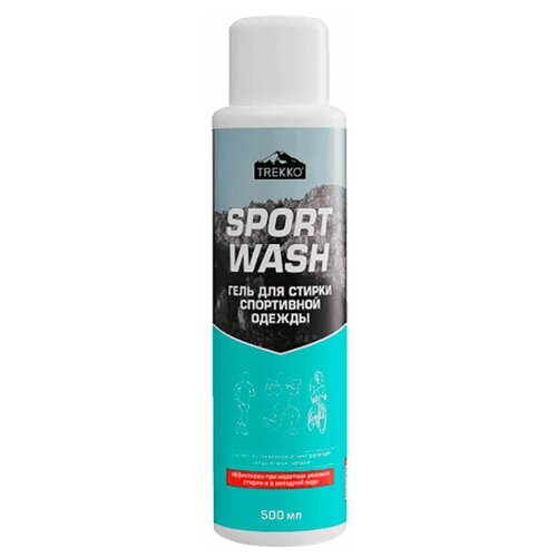 фото Гель для стирки trekko sport wash для термобелья и спортивной одежды, 0.5 л, бутылка